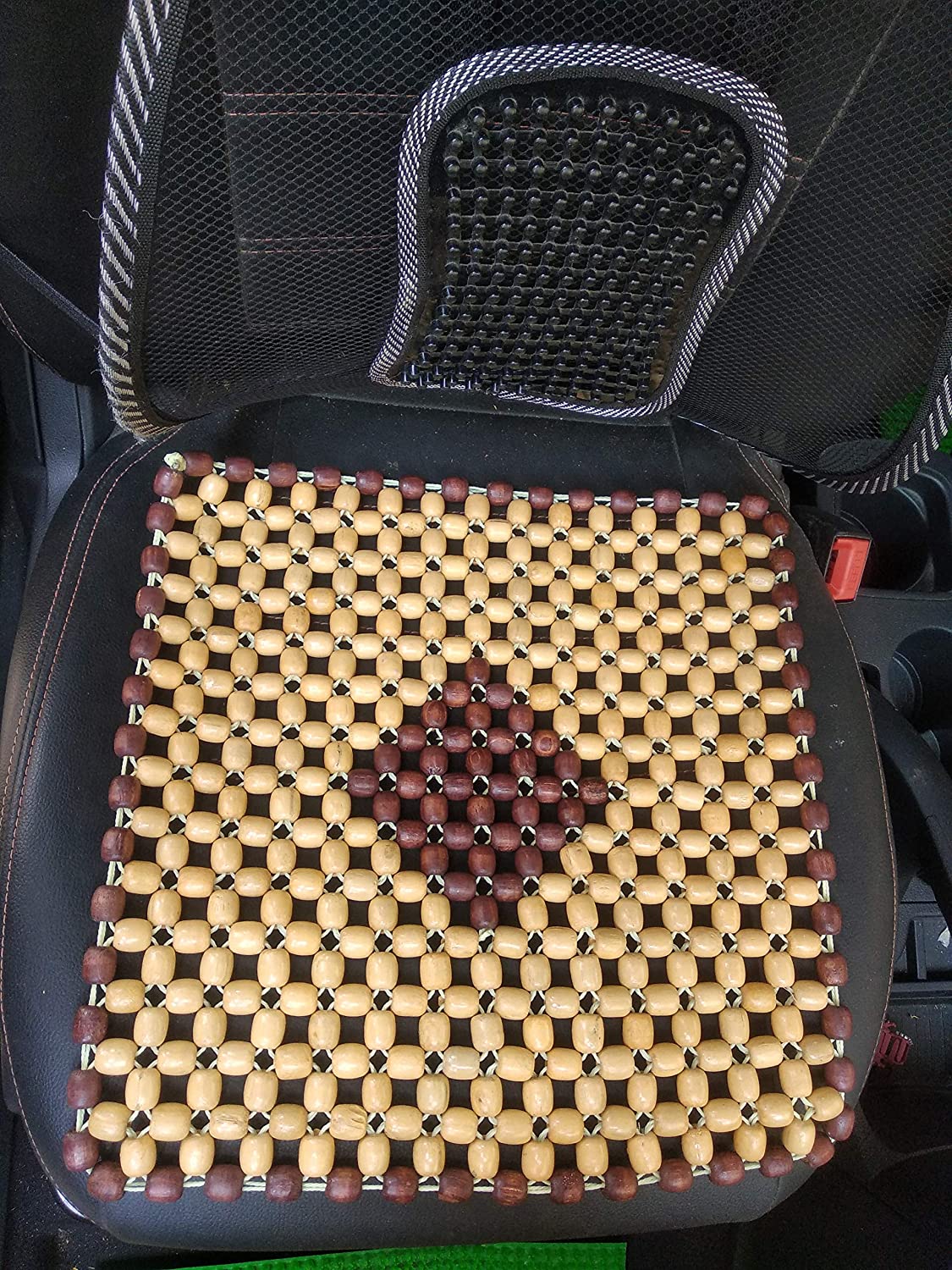 Wood car bead seat cover cushion